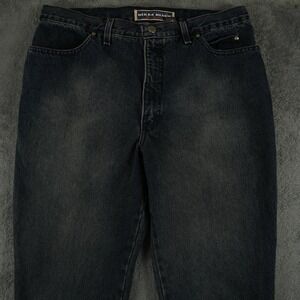 Harley-Davidson Jeans Mens 35x32 Blue Biker Blues Made in USA Dark Wash Denim